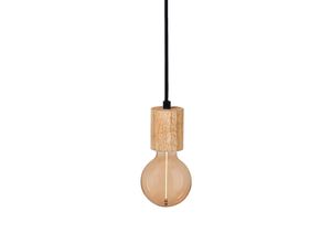 4099854092503 - Ledvance - Vintage 1906 Pendelleuchte cylinder wood E27 holz max 15W led E27 Sockel Innenraum-Pendelleuchte runder Baldachin Kombination mit