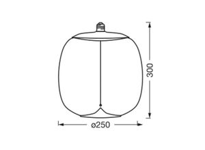 4099854173943 - OSRAM Vintage 1906 Big Oval smoke E27 1800 K Filament