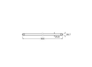 4099854178139 - OSRAM LED-Pflanzenlampe T8 10W Röhre Fluora 2500K 90cm