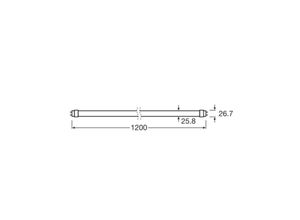 4099854178337 - OSRAM LED-Leuchtmittel T8 15W Röhre Bio-Lumilux 965 120cm