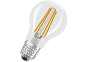 4099854236617 - Classic led E27 Birne Fadenlampe Klar 5W 1055lm - 827 Extra Warmweiß Ersatz Für 75W - Ledvance