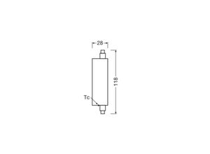 4099854248153 - OSRAM LED-Leuchtmittel R7s 20W Röhre 3000K 300°