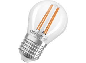 4099854255182 - OSRAM LED Superstar Classic LED-Lampe P 40 in klassischer Miniballform klarer Glaskörper 22 W 470 lm E27 Fassung warmweißes Licht mit 2700 K