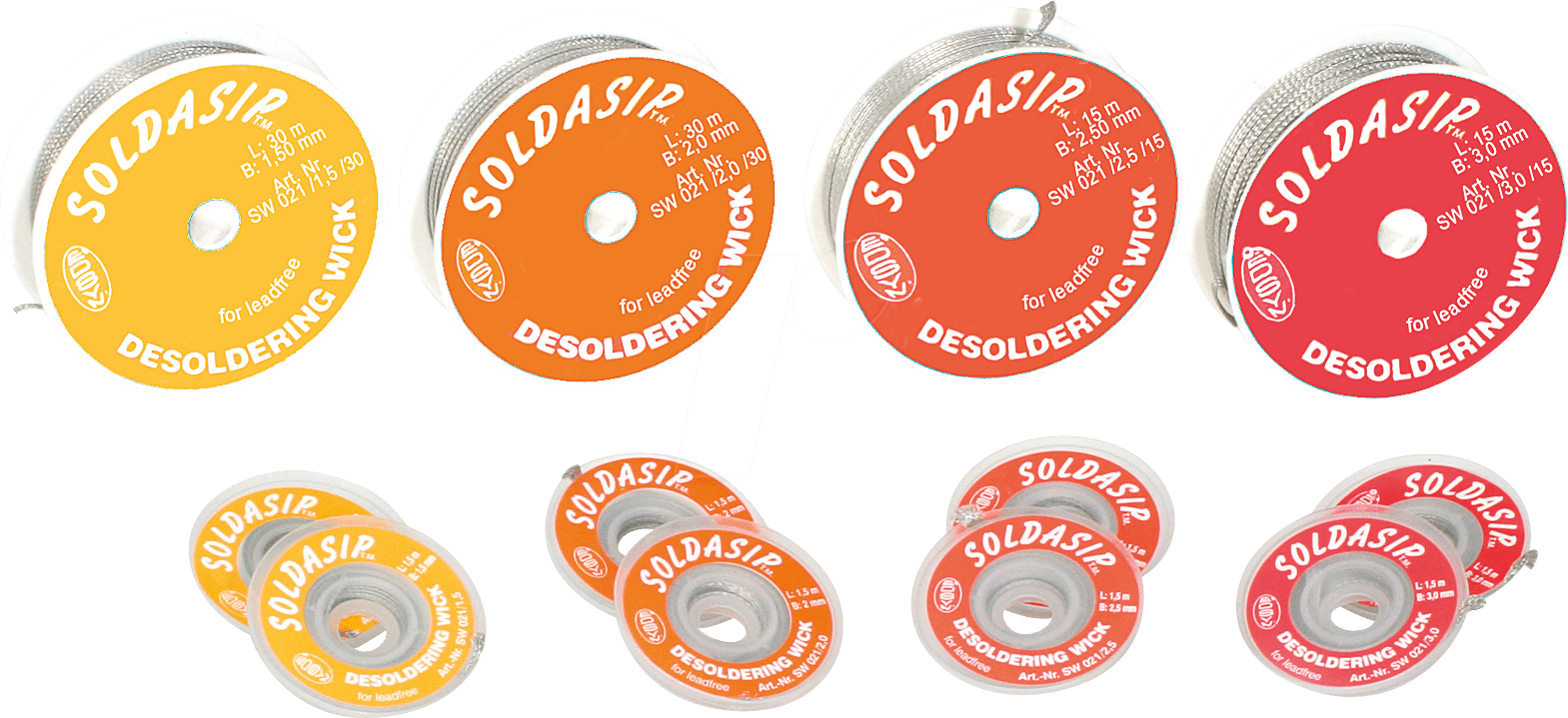 4099891416645 - EDSYN SW021-25 - Soldasip Entlötlitze Kupfer 15 m x 25 mm