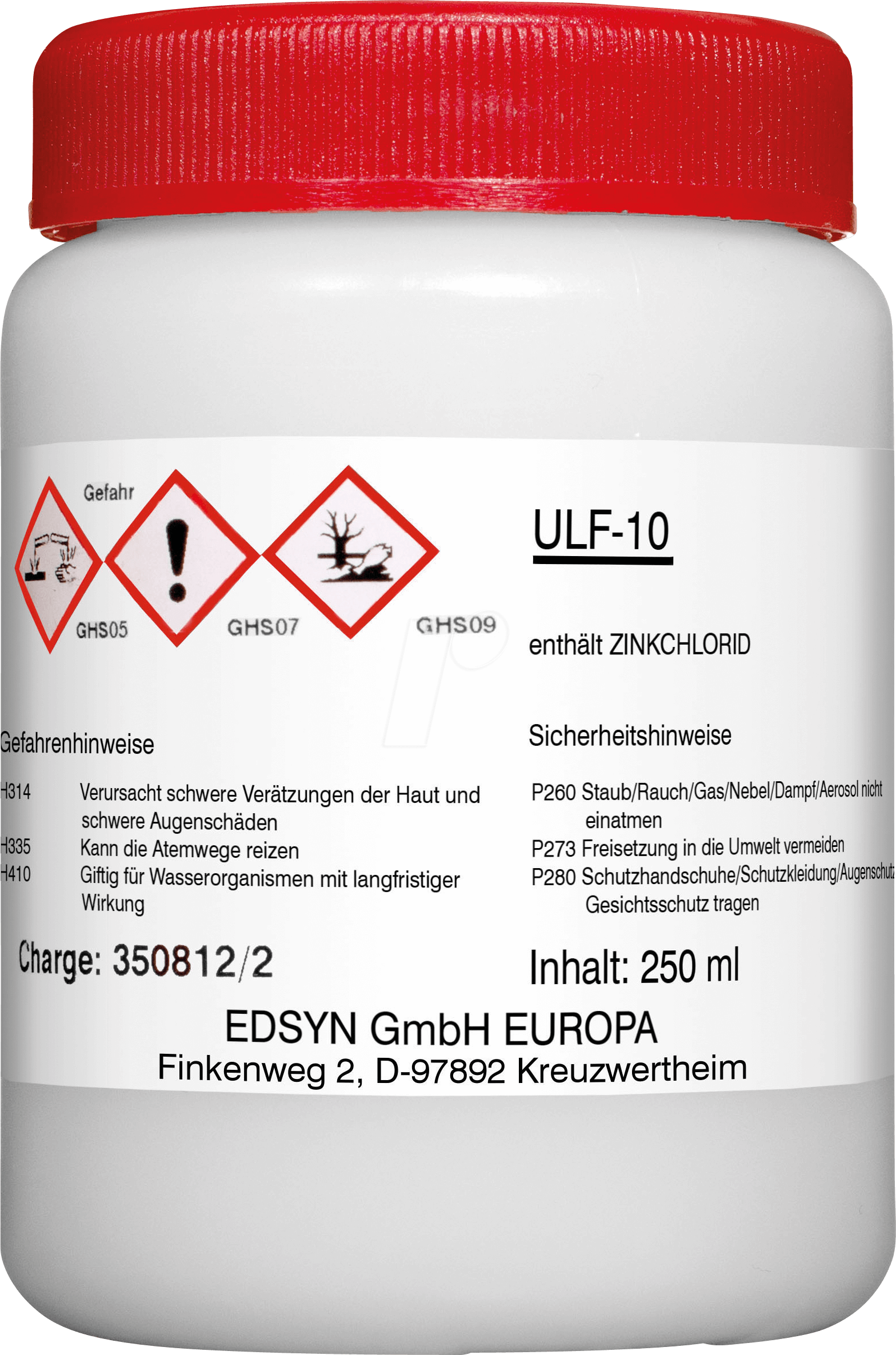 4099891417024 - ULF 10 - Lötfett ULF10 250 ml