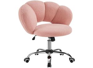 4099917359437 - Schreibtischstuhl Bürostuhl Ergonomisch Bürosessel in Wolkenform Drehstuhl bis 136 kg Belastbar Computerstuhl Höhenverstellbar für Schlafzimmer Büro