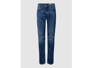 4099973826782 - Tapered Leg High-Waist-Jeans mit Kontrastnähten Modell MAURO