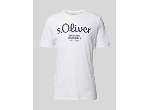 4099973856086 - T-Shirt mit Label-Print