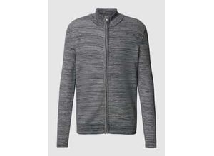4099973984635 - Strickjacke in Melange-Optik mit Stehkragen und Reißverschluss 4099973984635 - Strickjacke in Melange-Optik mit Stehkragen und Reißverschluss