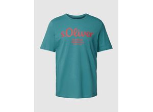 4099974204138 - T-Shirt mit Label-Print