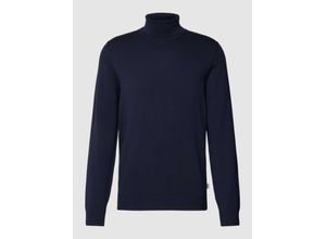 4099974718260 - Rollkragenpullover mit Label-Detail