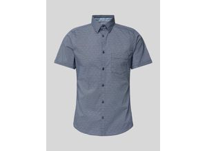 4099975023073 - Freizeithemd Slim-Fit Kurzarm für Herren blau XL