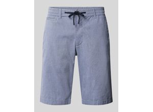 4099975035496 - Regular Fit Bermudas mit Strukturmuster