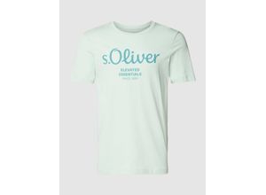 4099975042876 - T-Shirt mit Label-Print