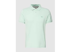 4099975046492 - Poloshirt mit Label-Stitching