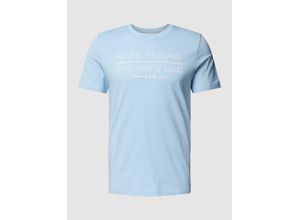 4099975050406 - T-Shirt mit Label-Print