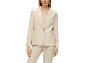 4099975099856 - Blazer Paspeltaschen Reverskragen für Damen beige 34