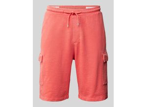 4099975316939 - Regular Fit Sweatshorts mit Cargotaschen