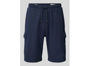 4099975316991 - Regular Fit Sweatshorts mit Cargotaschen