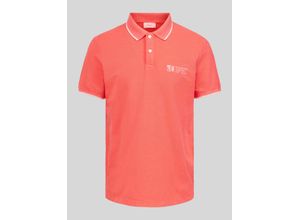 4099975320110 - Regular Fit Poloshirt mit Label-Print