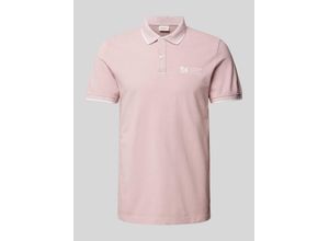 4099975320172 - Regular Fit Poloshirt mit Label-Print