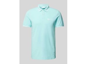 4099975320424 - Regular Fit Poloshirt mit Label-Print