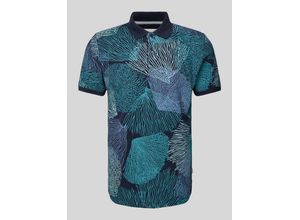 4099975329168 - Slim Fit Poloshirt mit Allover-Print Modell Big Coral