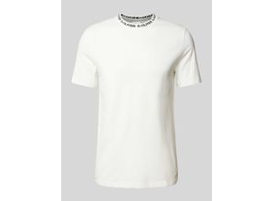 4099975343744 - T-Shirt mit Label-Print