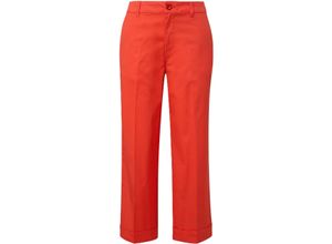 4099975383610 - Stoffhose 7 8-Länge High-Waist für Damen orange 40