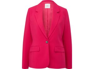 4099975419517 - Blazer Pattentaschen Reverskragen für Damen pink 36