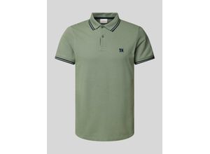 4099975700097 - Poloshirt mit Label-Print