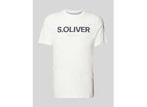 4099975701759 - T-Shirt mit Label-Print