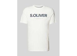 4099975701780 - T-Shirt mit Label-Print