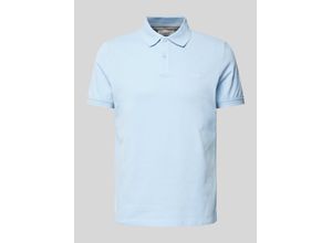 4099975718573 - Poloshirt mit Label-Stitching