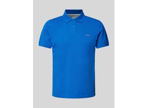 4099975718603 - Poloshirt mit Label-Stitching