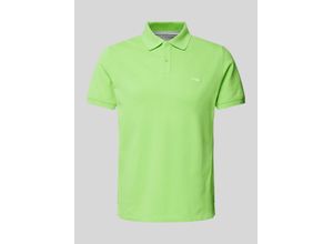 4099975719372 - Poloshirt mit Label-Stitching