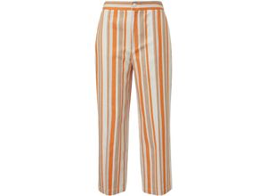 4099975772056 - Stoffhose Leinenanteil für Damen orange 40