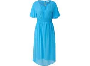 4099975820856 - Sommerkleid 3 4-lang Chiffon-Optik für Damen blau 40