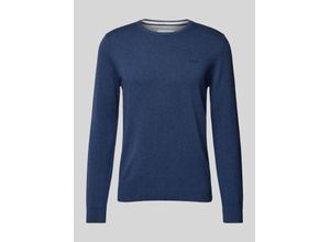 4099976193829 - Regular Fit Strickpullover mit gerippten Abschlüssen