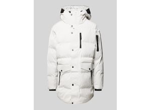 4099976232221 - Regular Fit Stepp-Parka mit fixierbarer Kapuze
