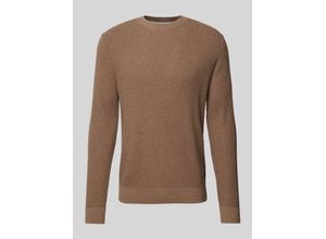 4099976315283 - Regular Fit Pullover mit Strukturmuster