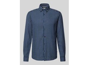 4099976474171 - Regular Fit Freizeithemd aus strukturierter Baumwolle mit Button-down-Kragen