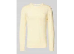 4099976657895 - Regular Fit Strickpullover aus reiner Baumwolle