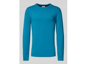 4099976658038 - Regular Fit Strickpullover aus reiner Baumwolle