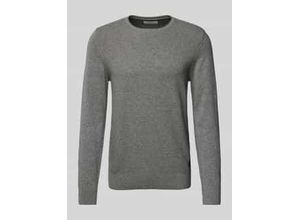 4099976666842 - Regular Fit Strickpullover aus reiner Baumwolle mit Strukturmix