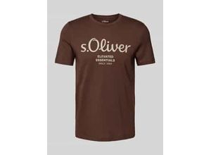 4099976697983 - Regular Fit T-Shirt aus reiner Baumwolle mit Statement-Label-Print 4099976697983 - Regular Fit T-Shirt aus reiner Baumwolle mit Statement-Label-Print
