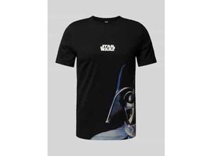 4099976700225 - Regular Fit T-Shirt aus Baumwolle mit Starwars®-Print