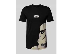 4099976700287 - Regular Fit T-Shirt aus Baumwolle mit Starwars®-Print