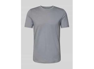 4099976758981 - Regular Fit T-Shirt aus reiner Baumwolle mit gummiertem Label-Print