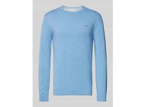 4099976766146 - Regular Fit Strickpullover aus reiner Baumwolle